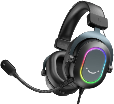 FIFINE H6 RGB Gaming Headset with Detachable Microphone